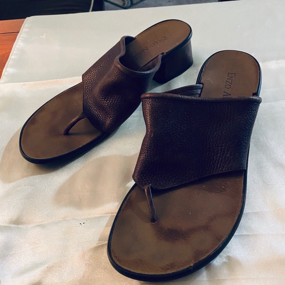 Enzo Angiolini sandals Virtuoso 10 brown leather
